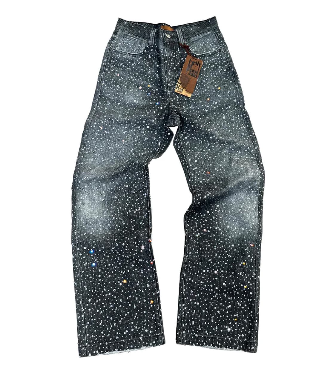 Birthofroyalchild Swarovski pants Denim 상품이미지2