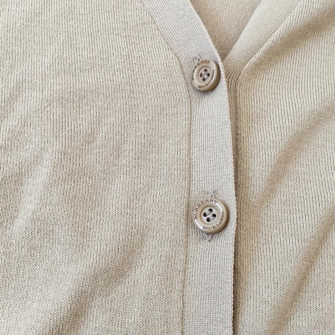 버버리 라떼갸루맛 노바체크 가디건 상품이미지4