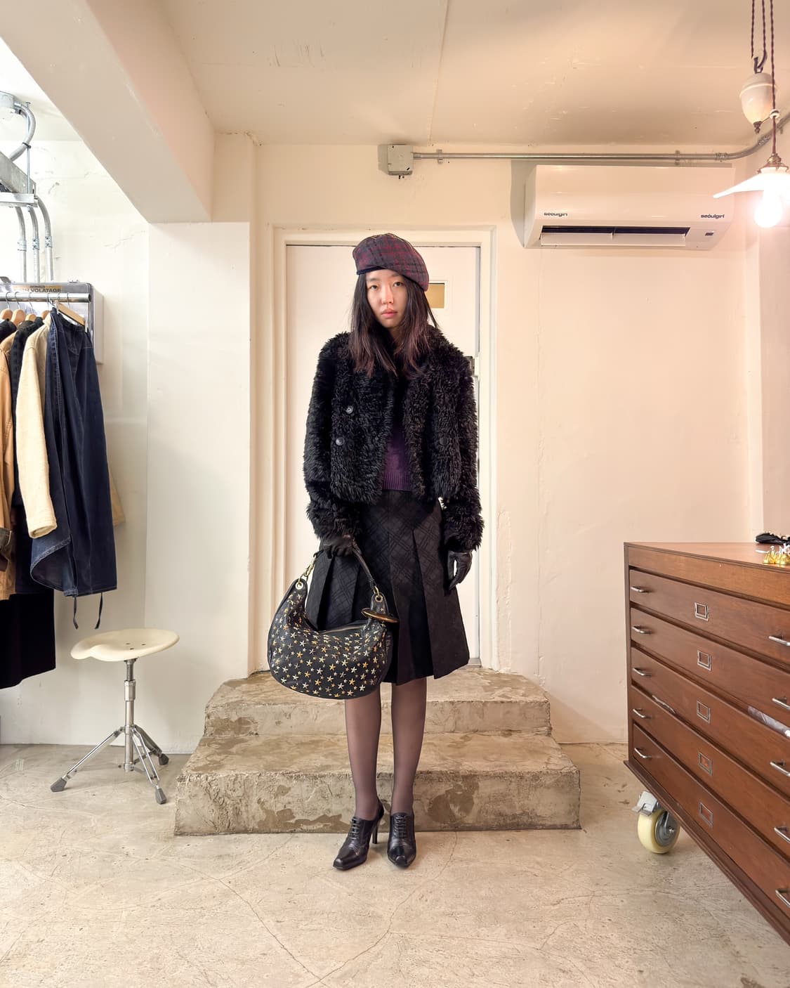 Armani Jeans Faux Fur Jacket/ 38 상품이미지1