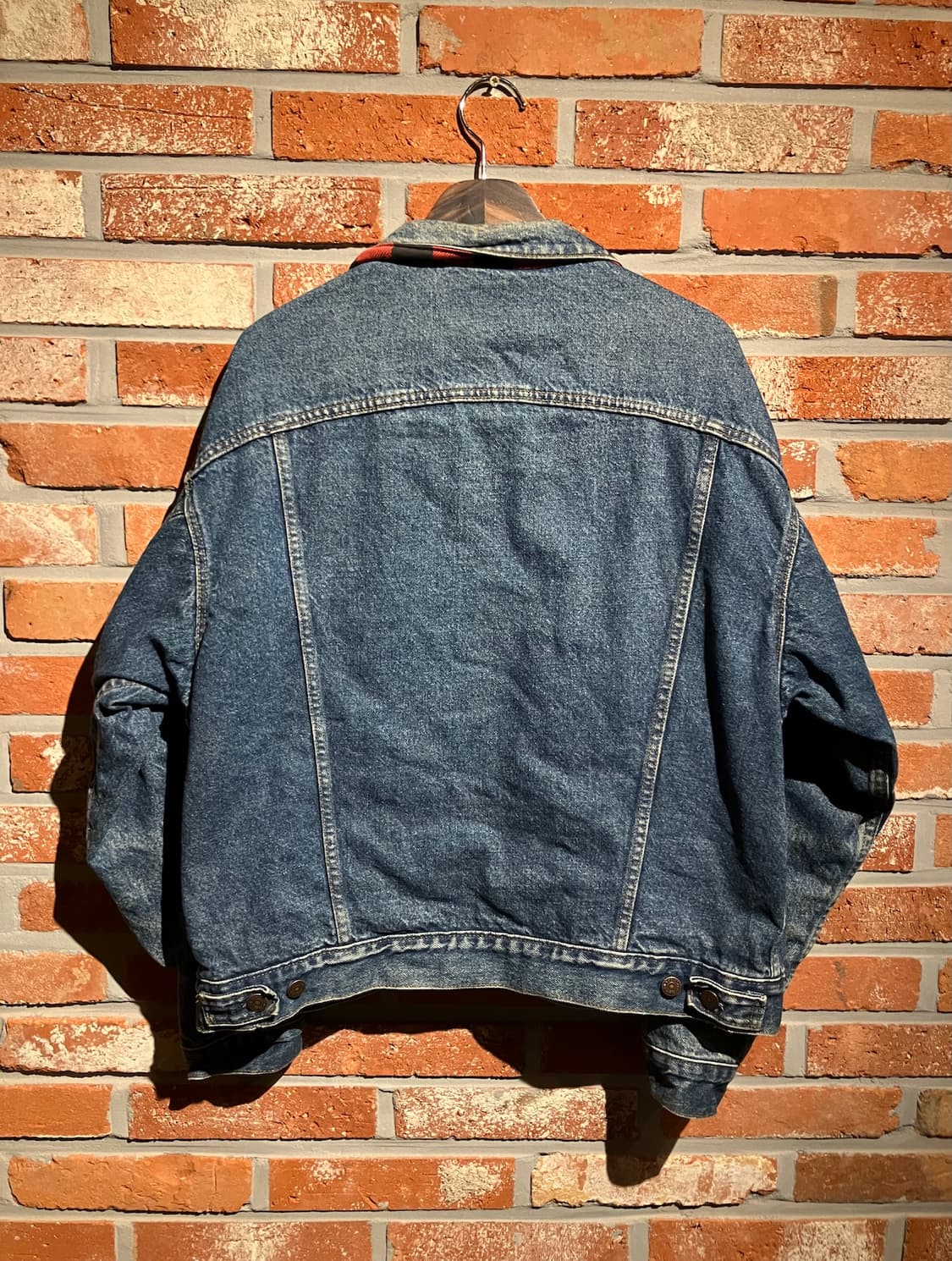80s USA 빈티지 리바이스 버팔로 안감 3세대 데님 자켓 상품이미지7