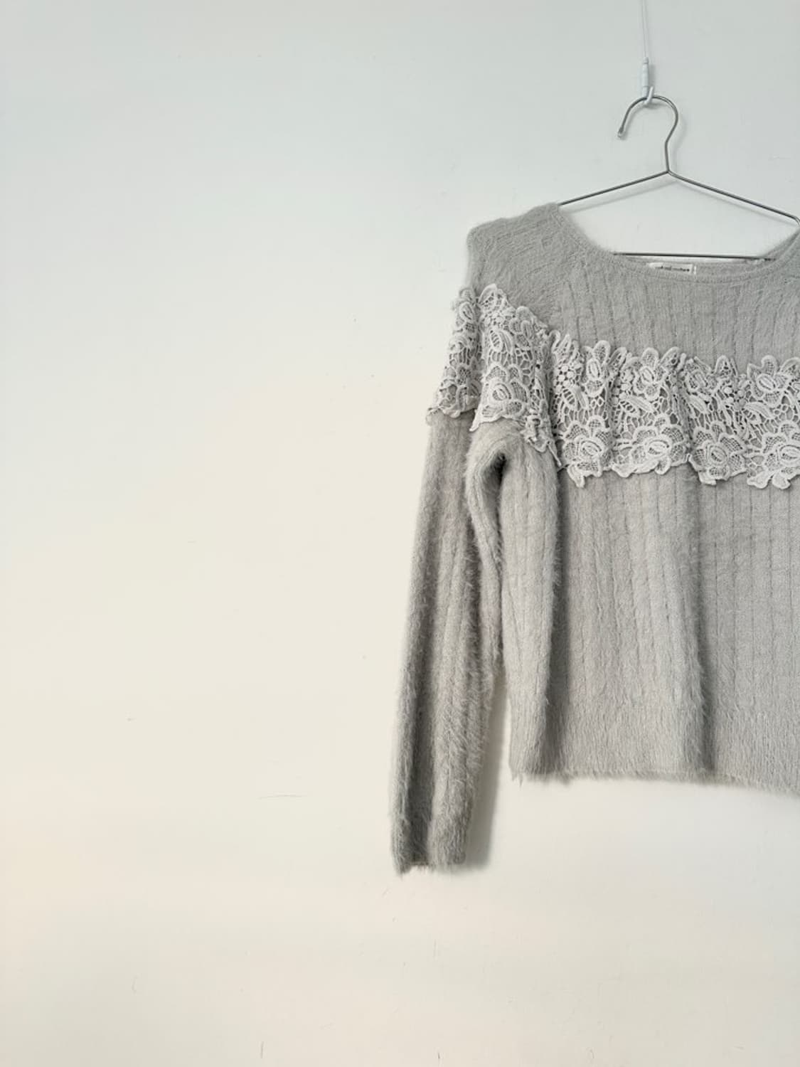 Flower embroidery patch knit  상품이미지2