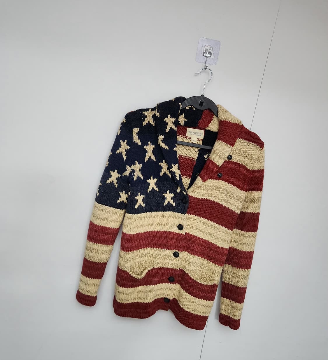 랄프로렌 성조기 니트가디건 90 55 상품이미지4