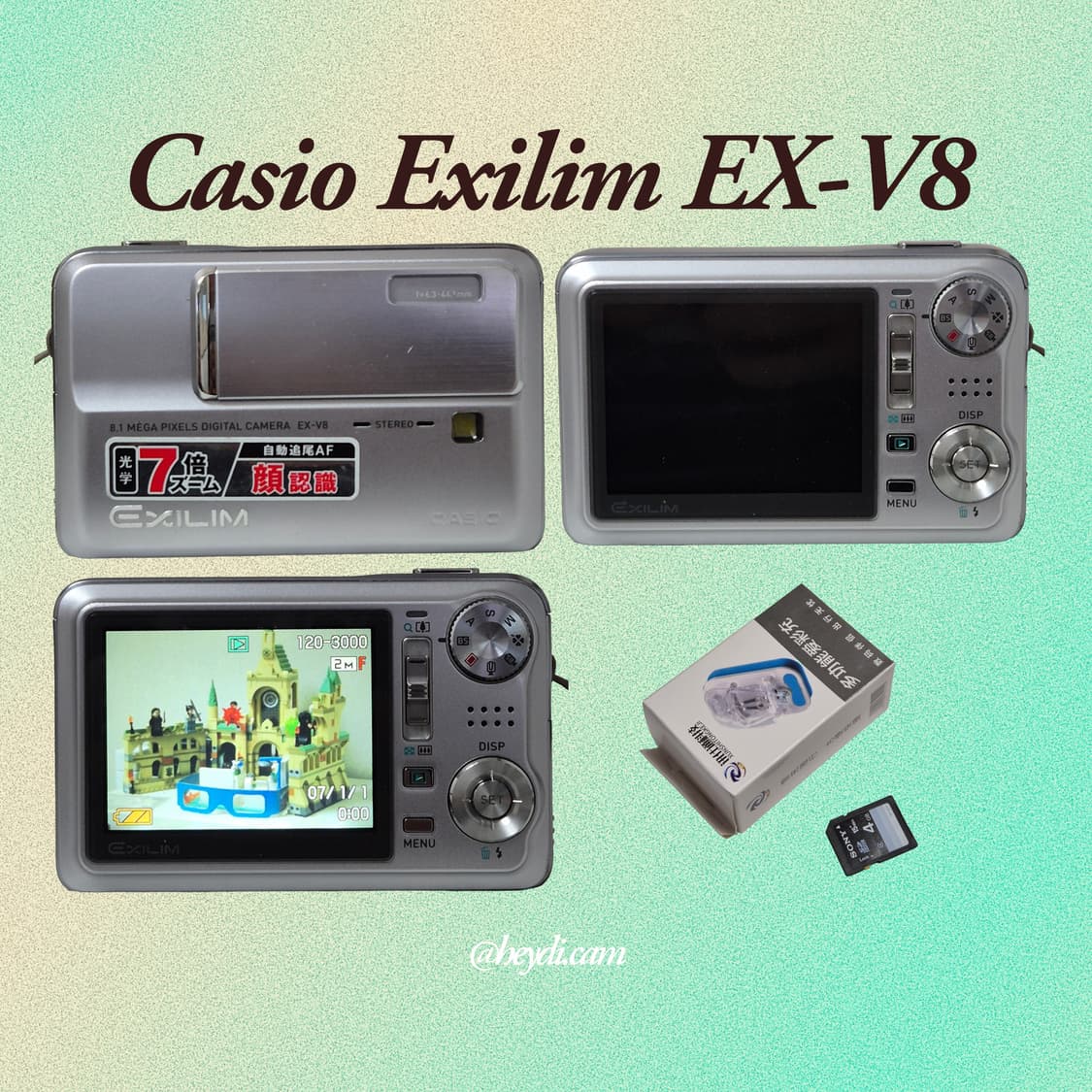 (작례O) Casio exilim EX-V8 상품이미지2