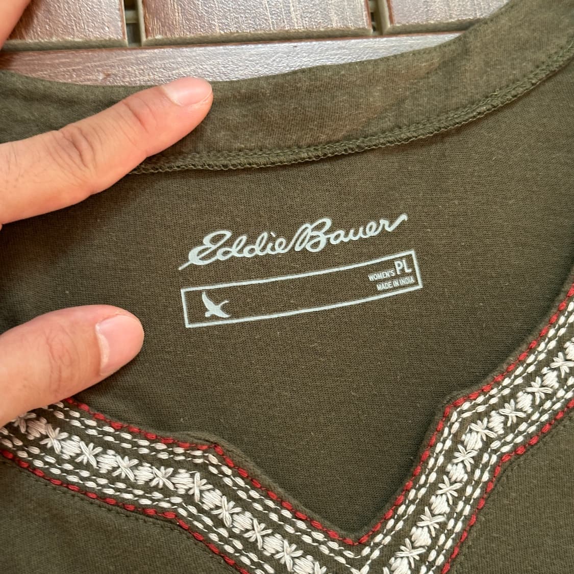 Eddie bauer stitch pocket 1/2 tee 상품이미지5