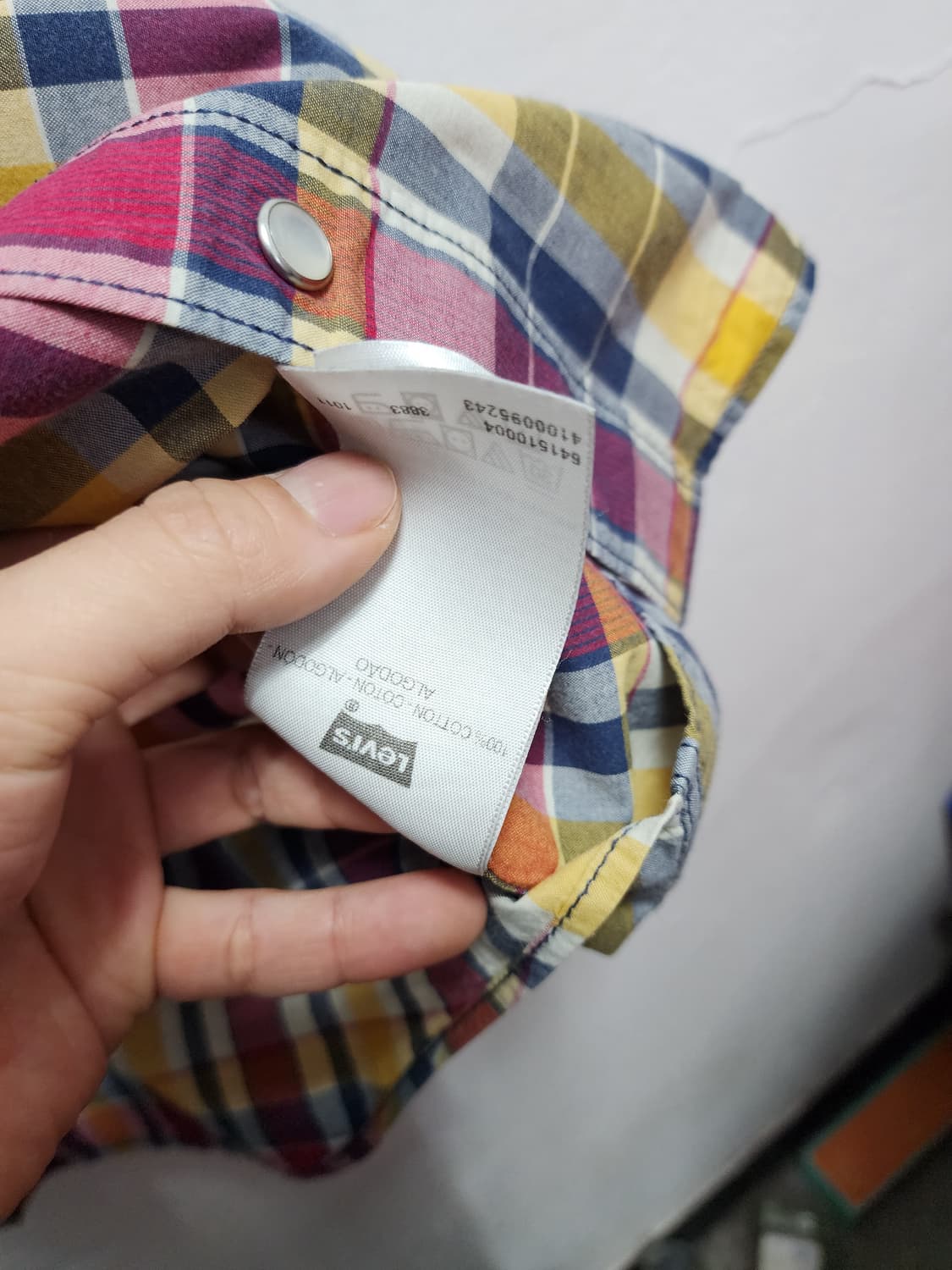 리바이스 체크 웨스턴 셔츠 상품이미지4