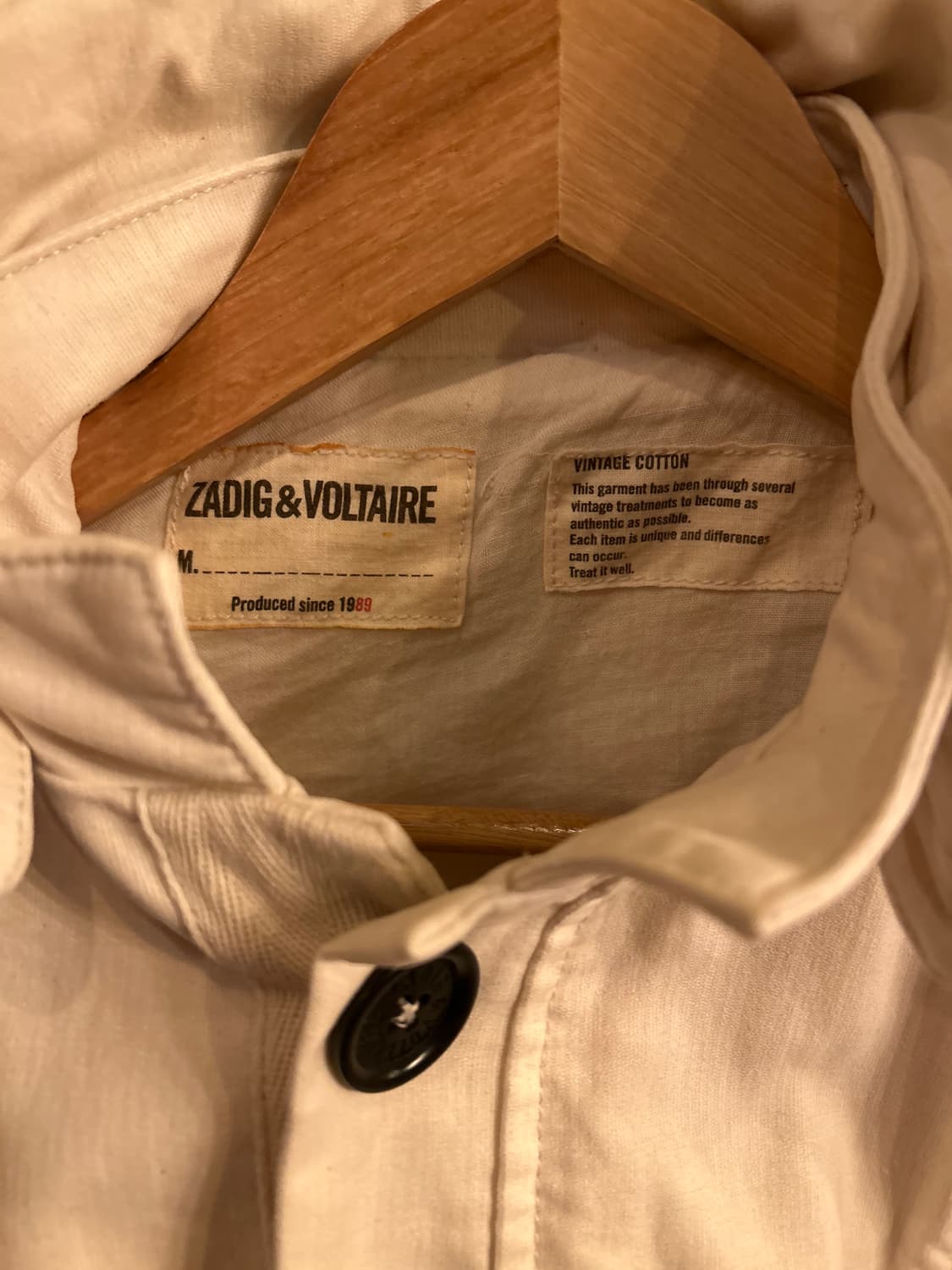 자딕앤볼테르 화이트데님 자켓 상품이미지3