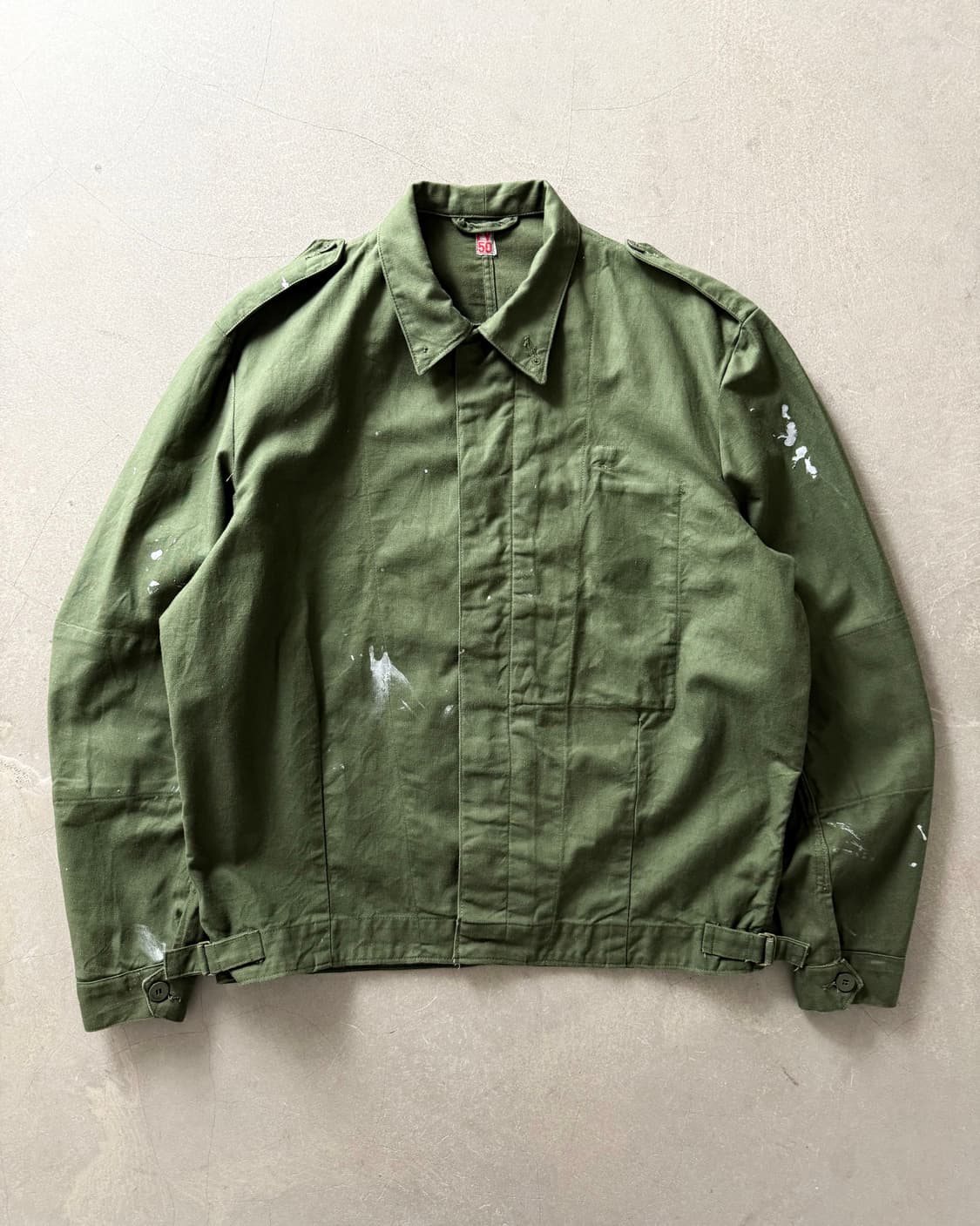 60s-70s Sweden Army Mechanic Jacket 상품이미지1