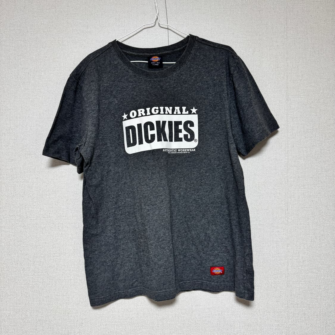 디키즈 그레이 반팔티 XL 상품이미지1