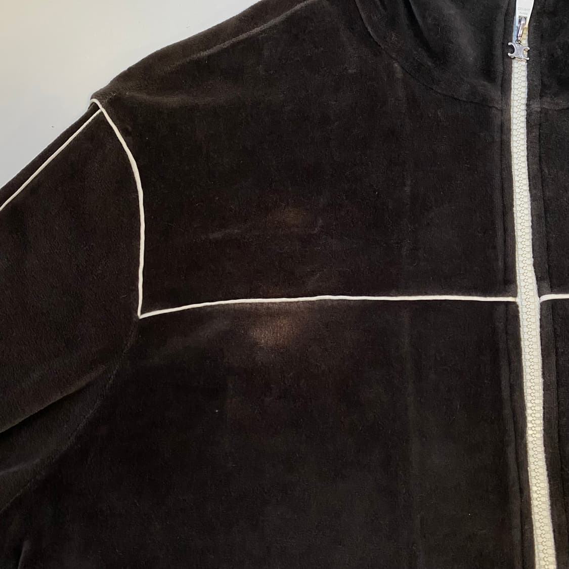 [M] 셀린느 트리옹프 트랙수트 벨벳 저지 자켓 상품이미지6