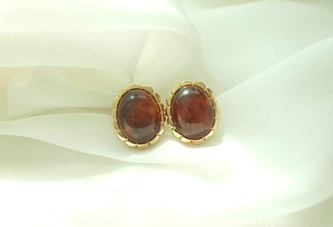 1980년대 Avon 볼드 빈티지 침귀걸이 상품이미지4