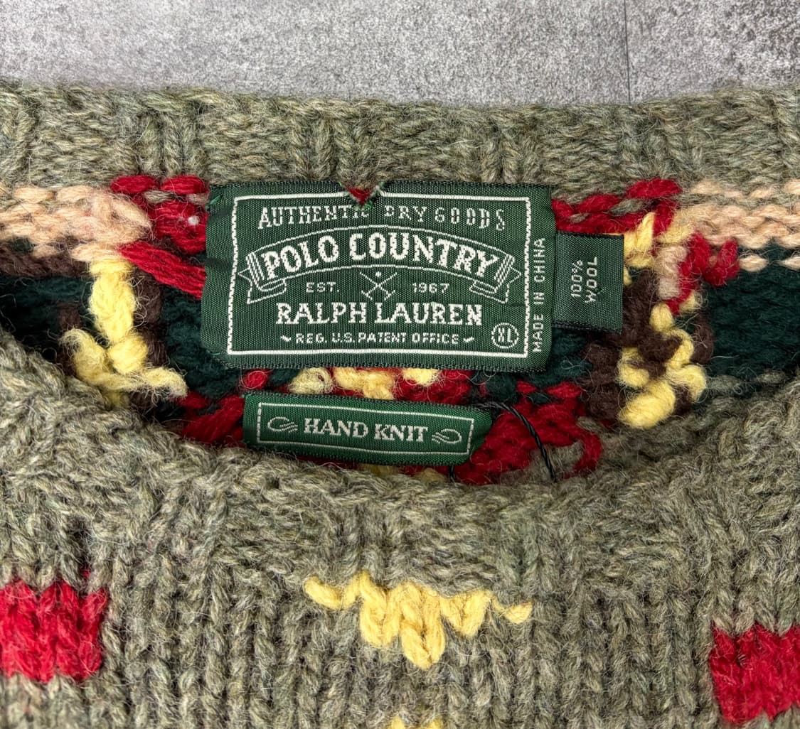 90s 폴로 컨트리 랄프로렌 스웨터 상품이미지6
