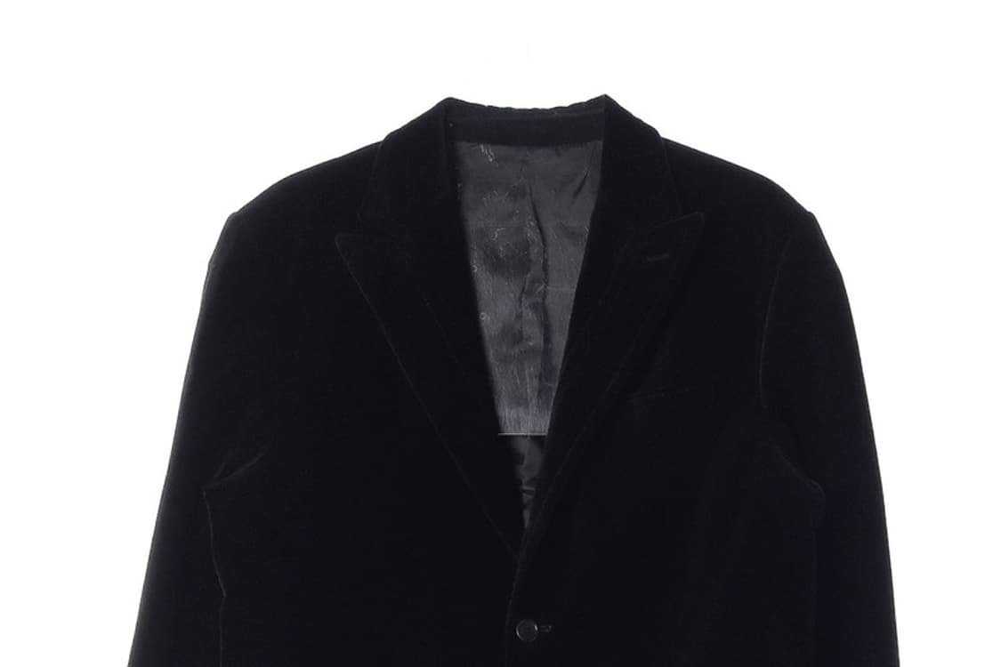ZIO SONGZIO 블랙 벨벳 테일러드 재킷 XL 상품이미지3