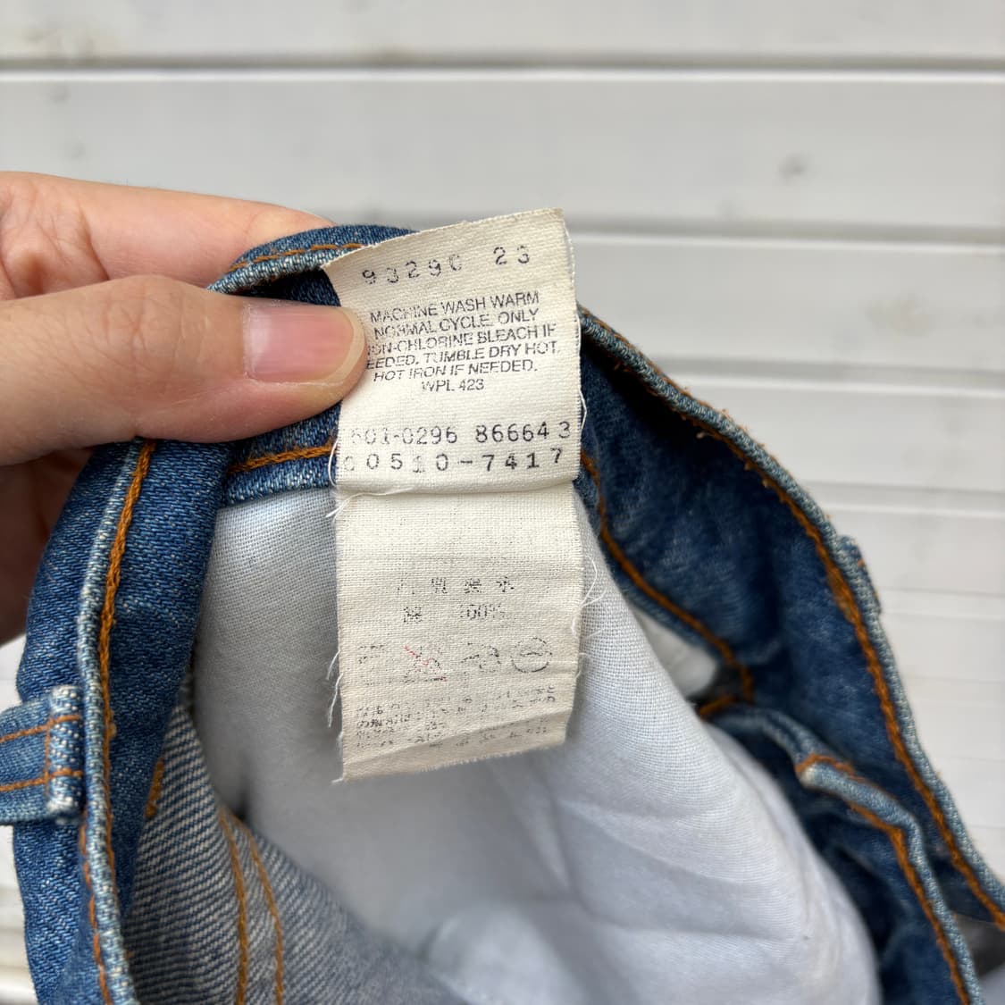Levi’s 90s 리바이스 made in usa 510 데님 팬츠 상품이미지10