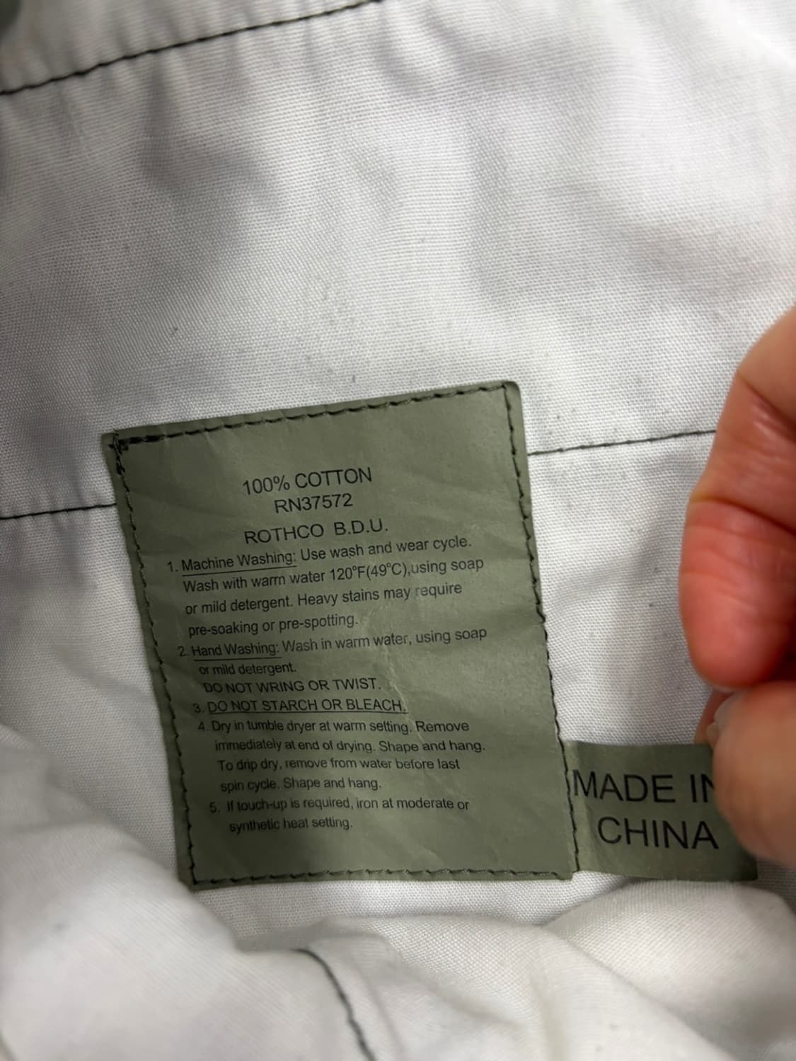 로스코 M65 카고팬츠 카키 (L/35~39인치)  상품이미지9