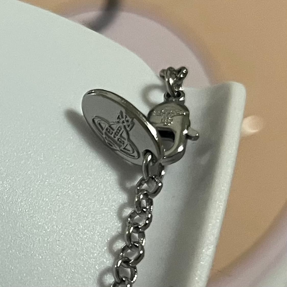 비비안웨스트우드 핑크 orb 목걸이 상품이미지8