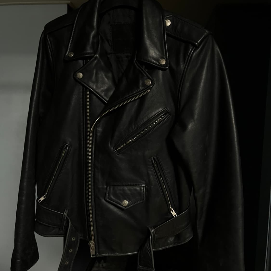 빈티지 리얼레더 라이더 자켓 상품이미지2