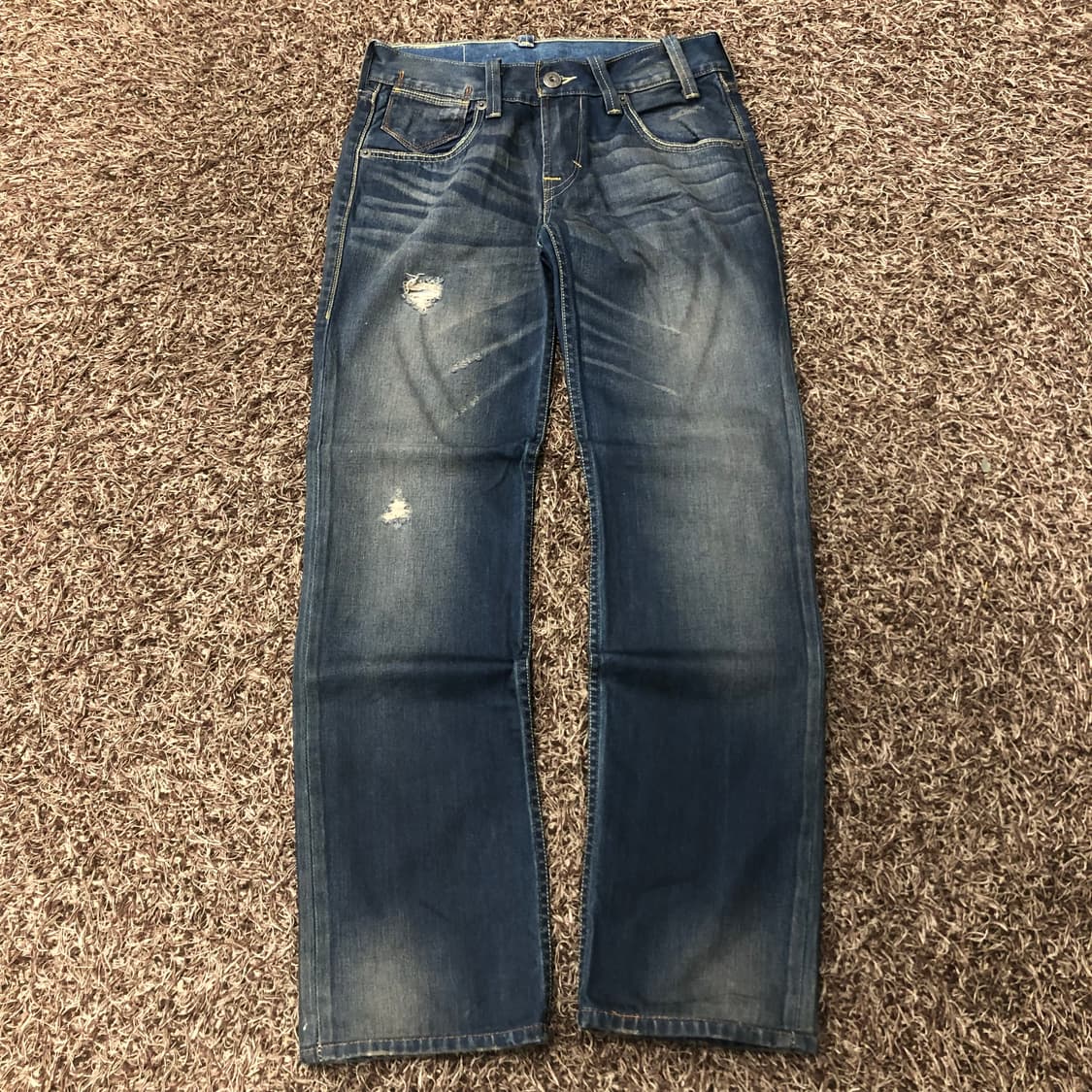 리바이스 504 스트레이트 워싱 데님 팬츠 상품이미지2