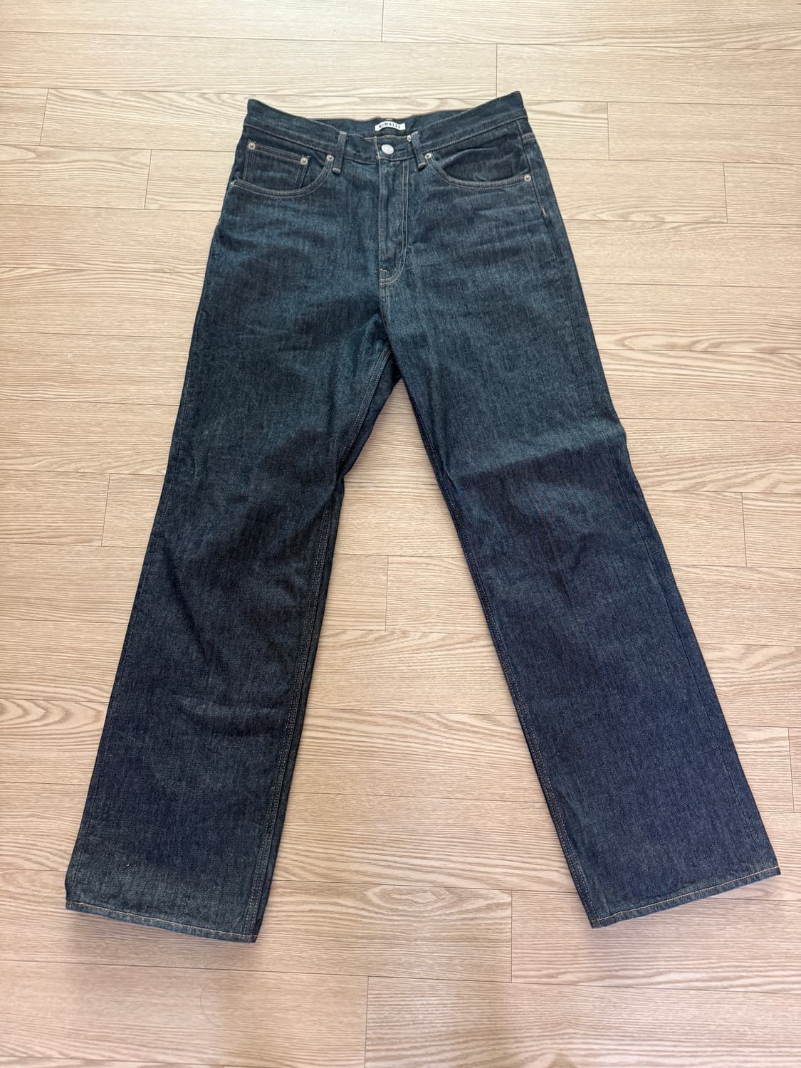 [30] 오라리 하드 트위스트 데님 5P 팬츠 인디고 상품이미지1