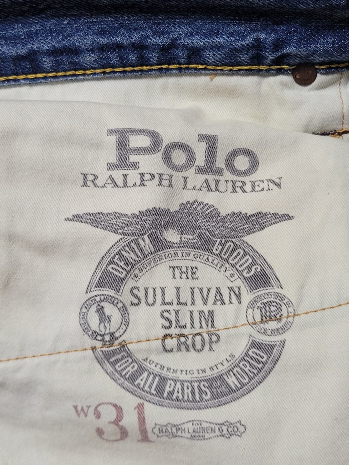 폴로랄프로렌 워싱 청바지 상품이미지6