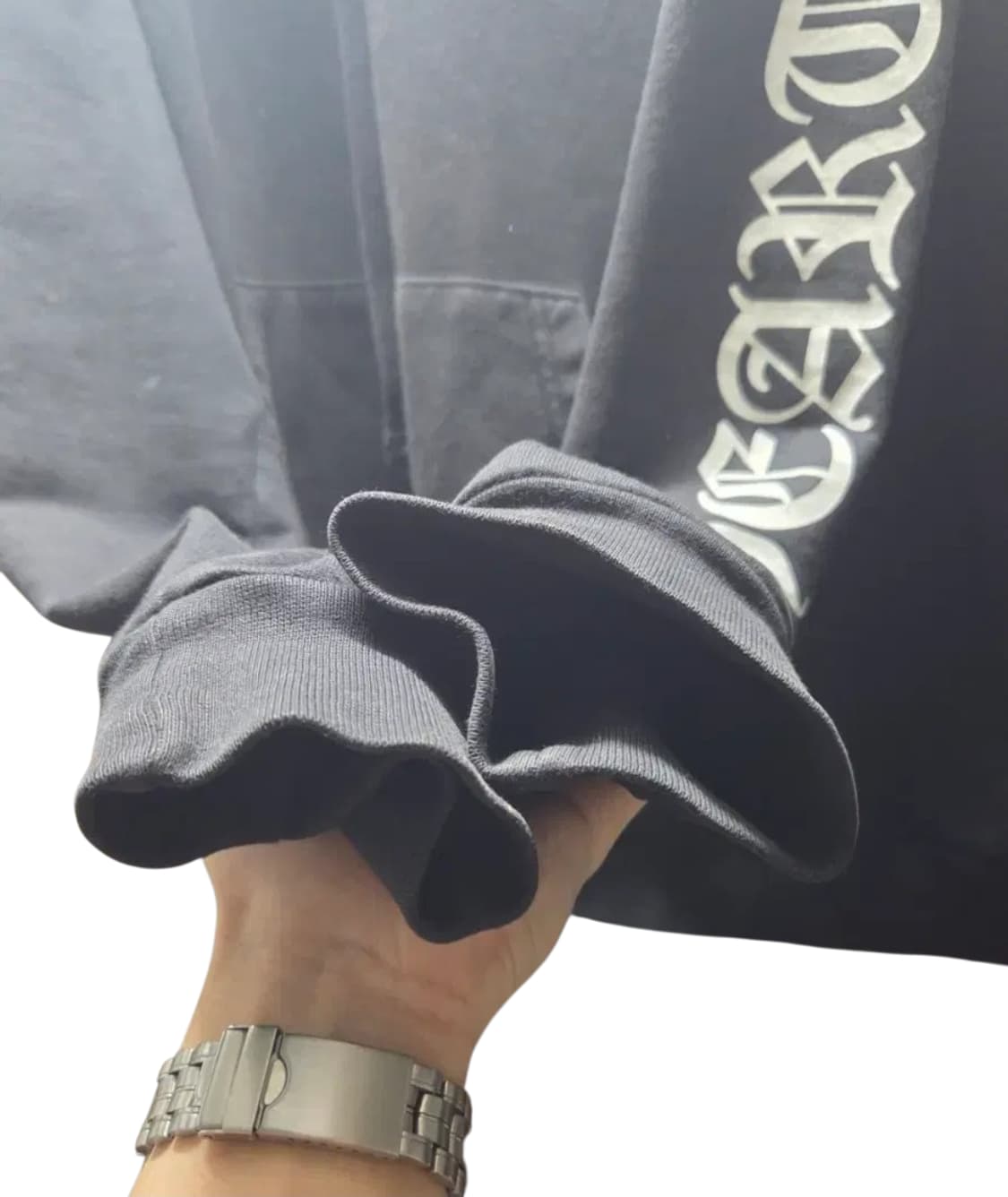 [정품]크롬하츠 메티보이 한정판 홀스슈 후드티 블랙 XL 상품이미지4