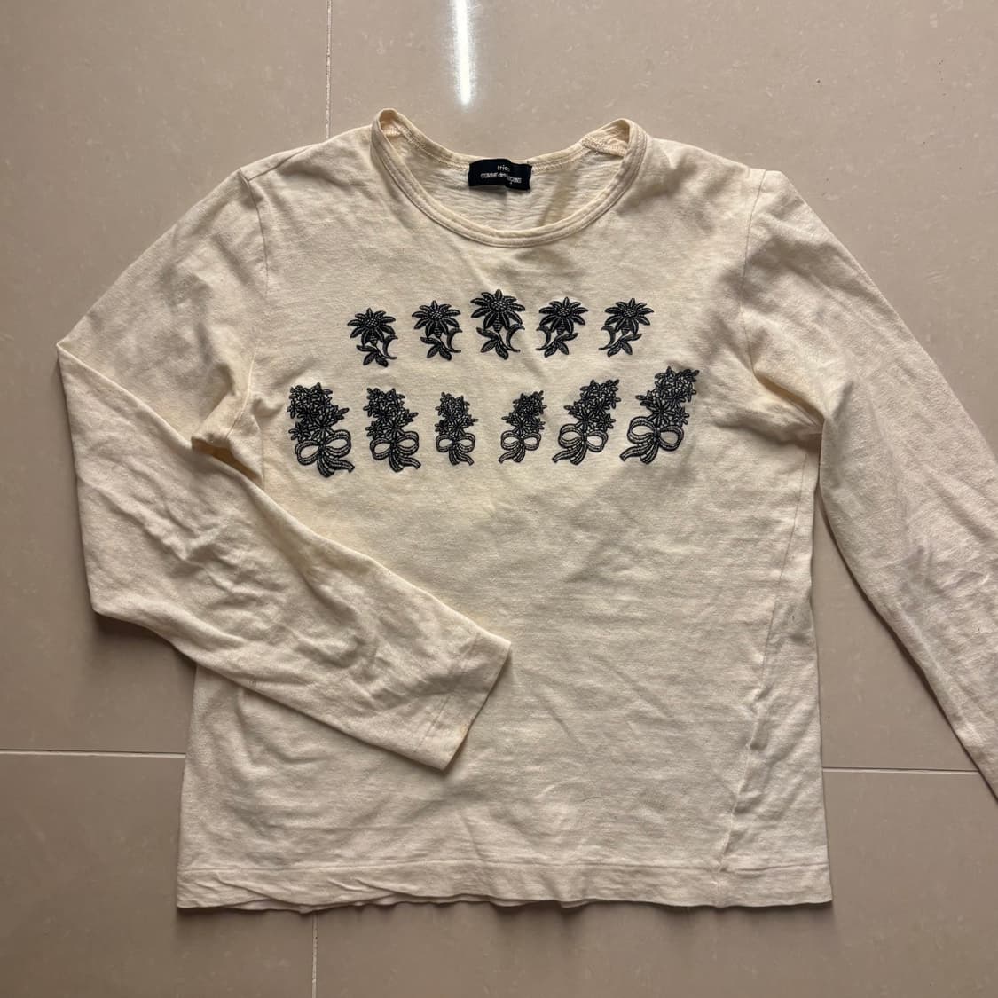 Tricot comme des garcons 트리콧 꼼데가르송 프린팅 티 상품이미지1