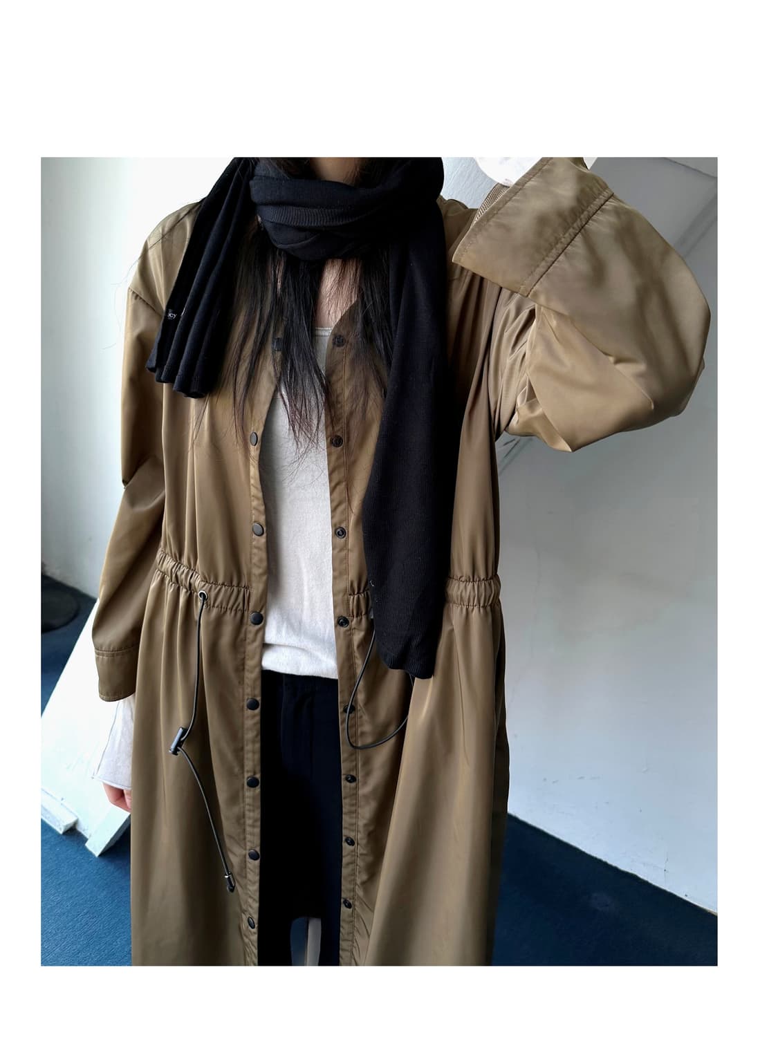 High gauge fabric design onepiece coat 상품이미지1