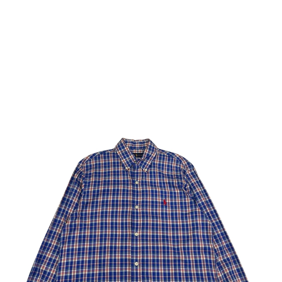폴로 랄프로렌 블루 체크 셔츠 상품이미지2