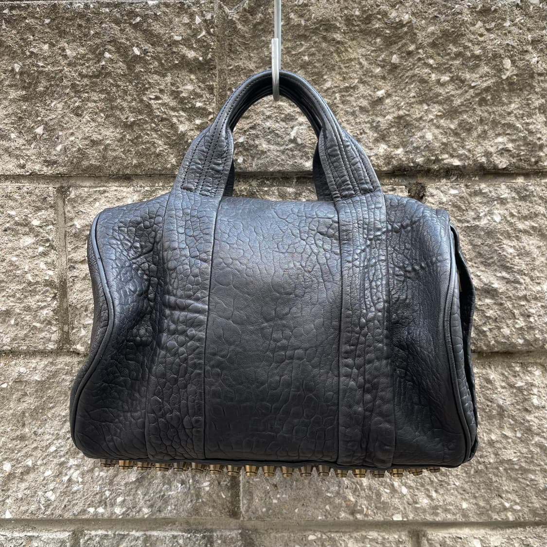 [OS] Alexander Wang 블랙 가죽 토트백 상품이미지1