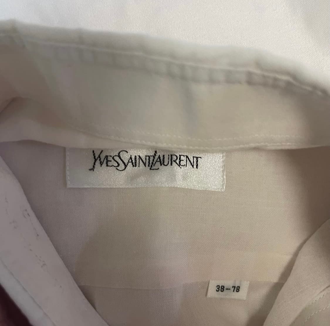 입생로랑 빈티지 린넨셔츠 상품이미지4