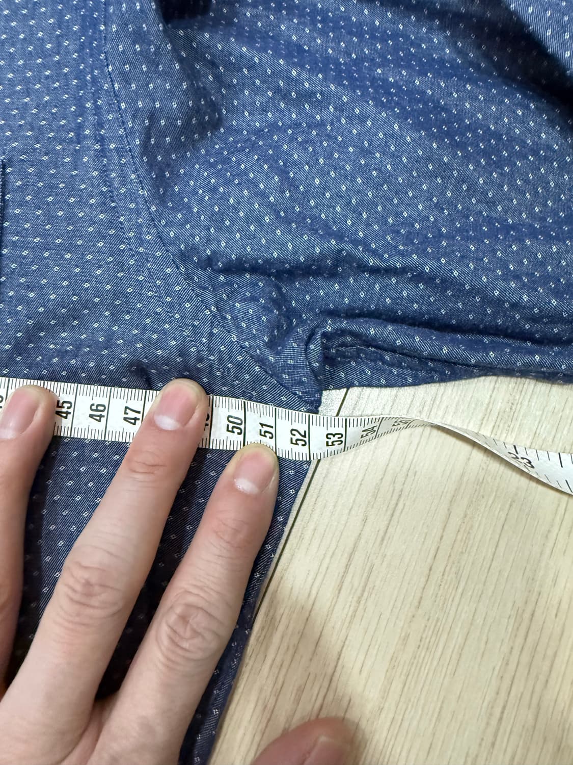 클럽모나코 도트 셔츠 슬림핏 M(100) / 면100% / 공홈 직구 상품이미지4