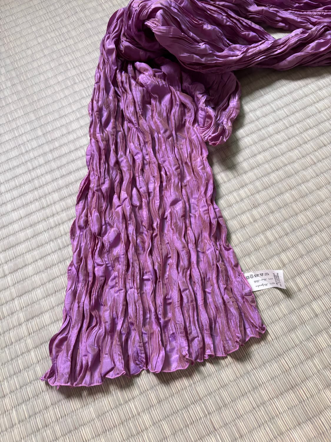 (made in france) pleats scarf (90-00s) 상품이미지3