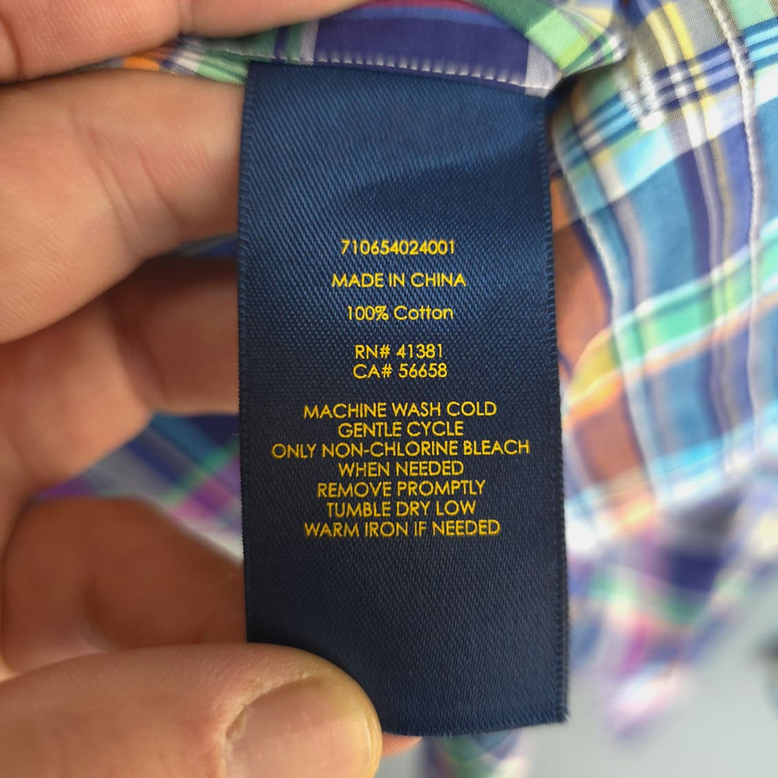 폴로 랄프로렌 Polo Ralph Lauren 슬림핏 체크 셔츠 M 상품이미지8