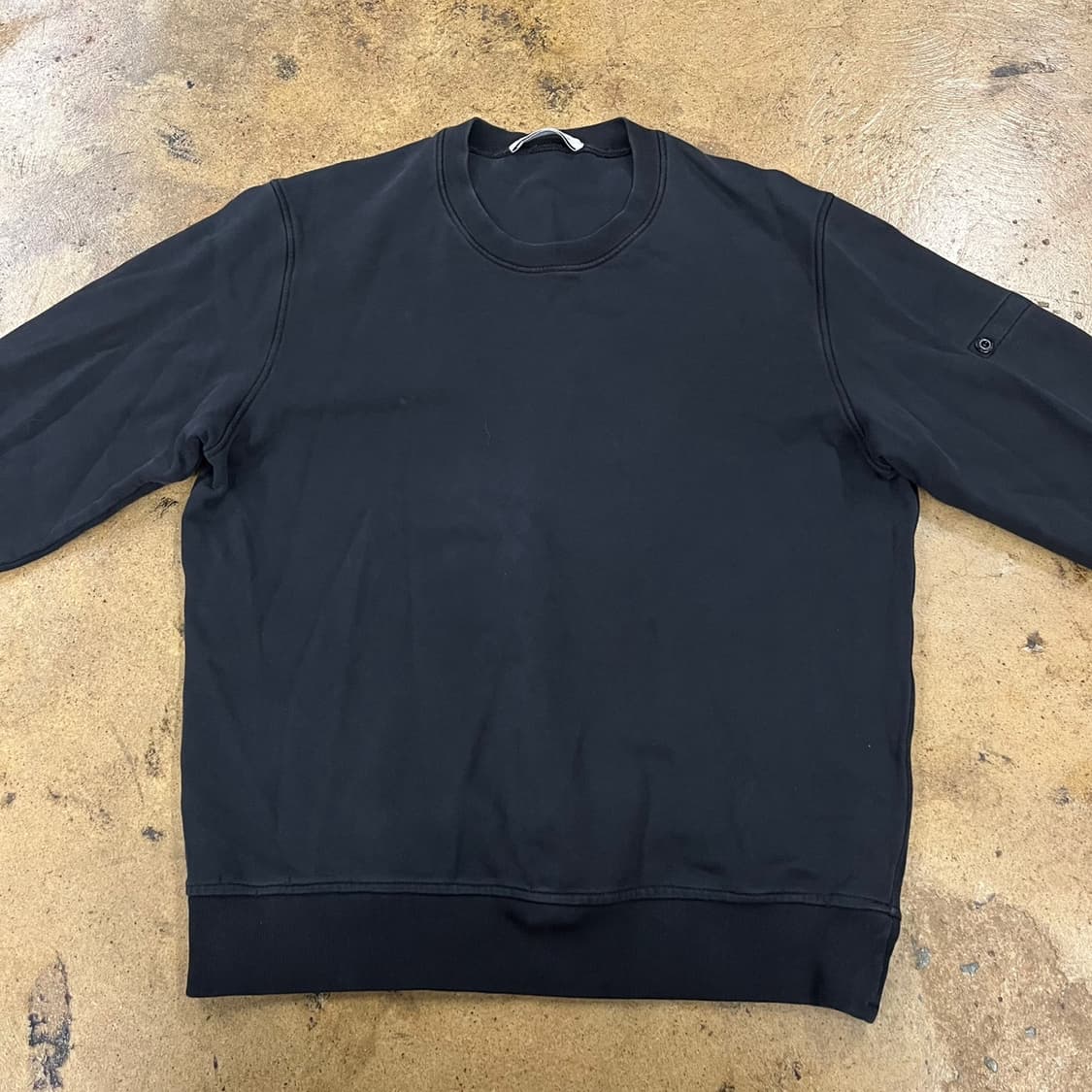 [정품/L] 스톤아일랜드 블랙 맨투맨 티셔츠 b12 상품이미지3