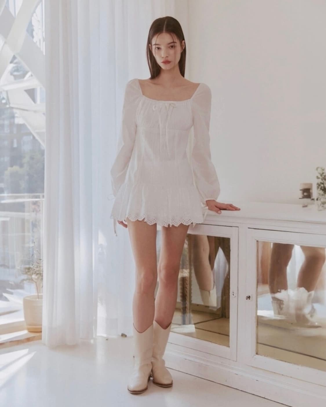 NOT YOUR ROSE 🌹Riri dress - Ivory 상품이미지5