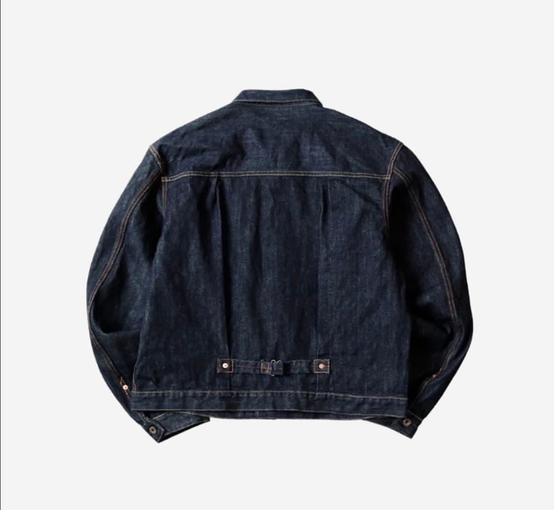 [3] KAPITAL 캐피탈 14온즈 1ST 원 워시 데님 청자켓 상품이미지2