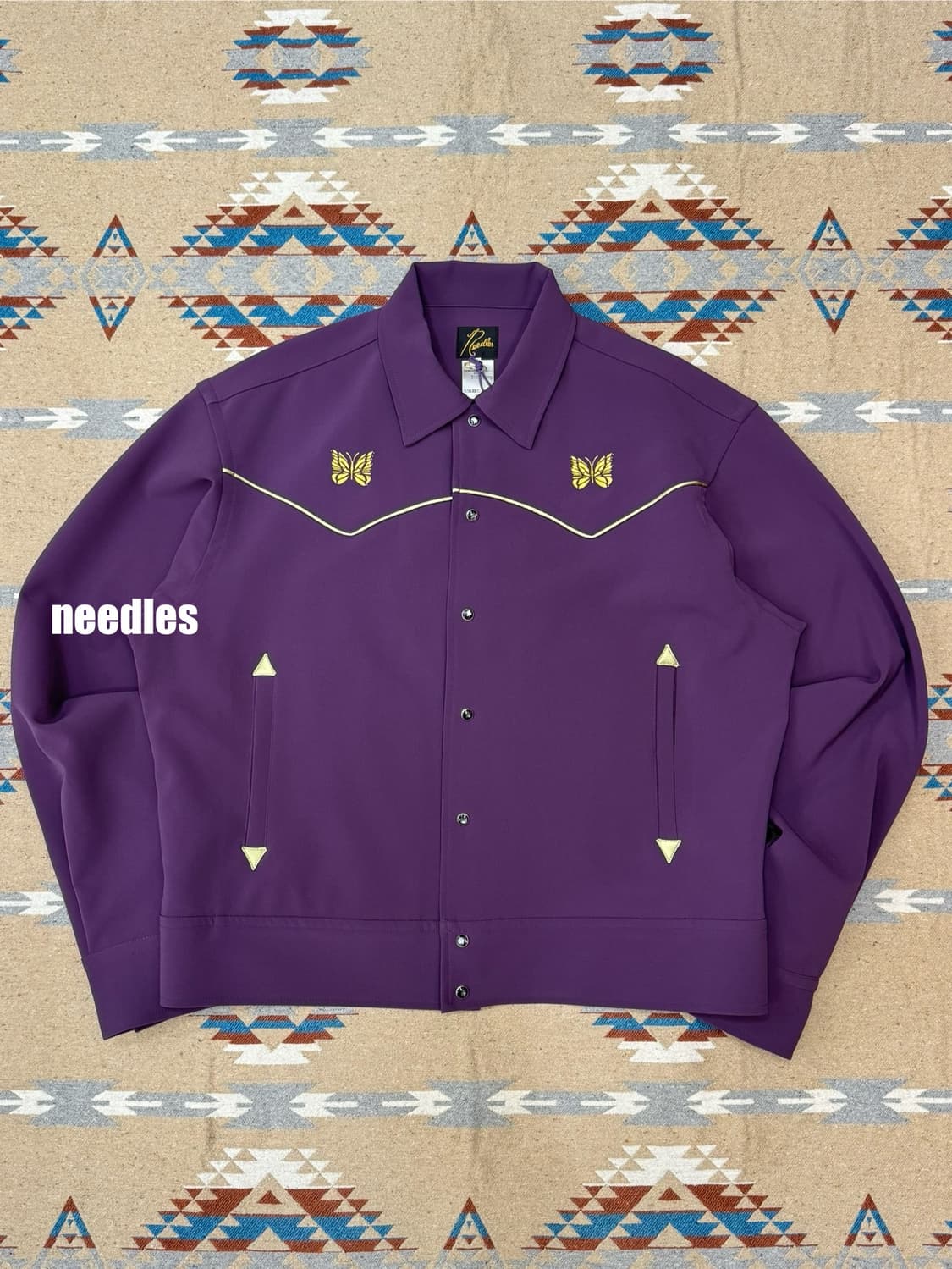 [M] 니들스 파이핑 카우보이 자켓 퍼플 25FW  상품이미지2