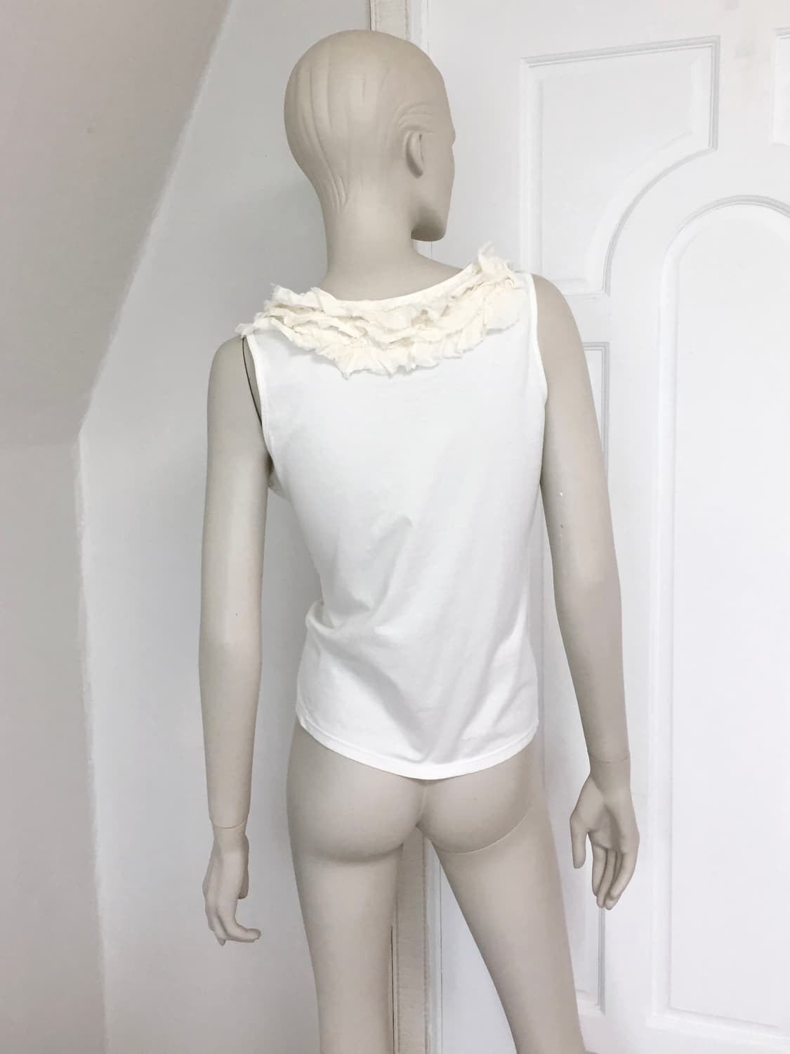 Vintage Frill triple Trimmed Sleeveless  상품이미지5