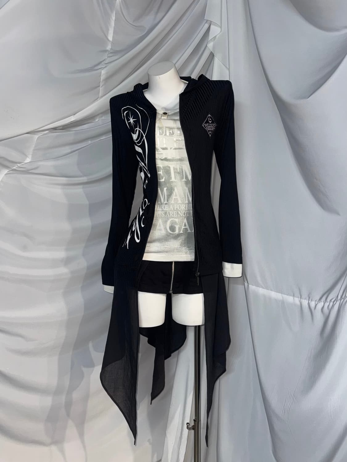 에이치나오토 무채색 락시크 인더아틱 데일리펑크 코디세트 ㅑ 상품이미지4