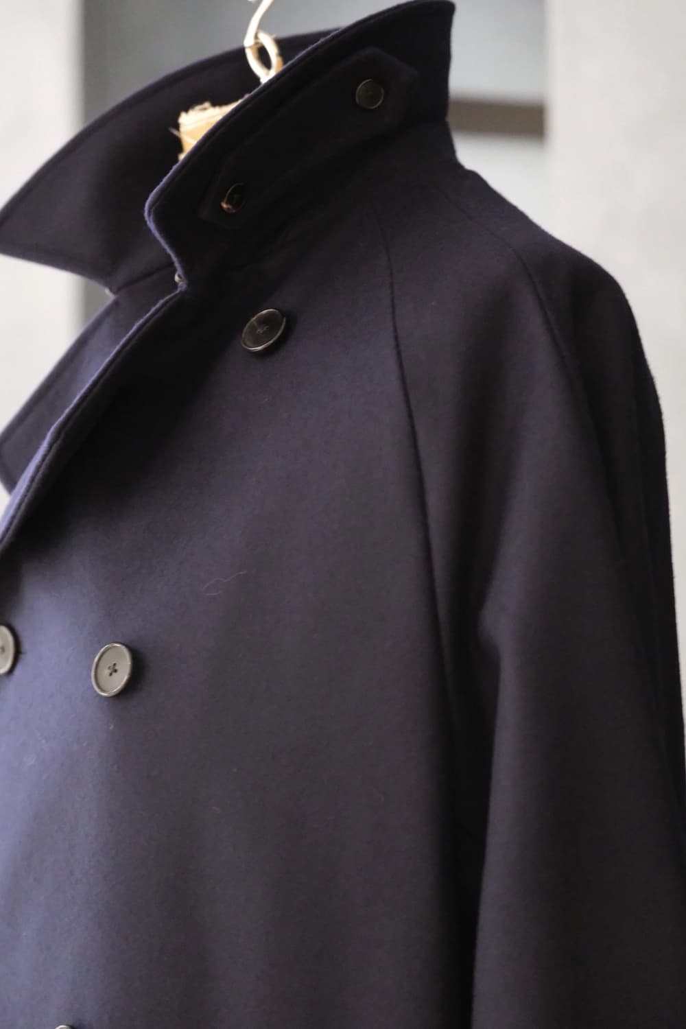 코히어런스 포우포우 멜튼울 네이비 M사이즈 판매 상품이미지9