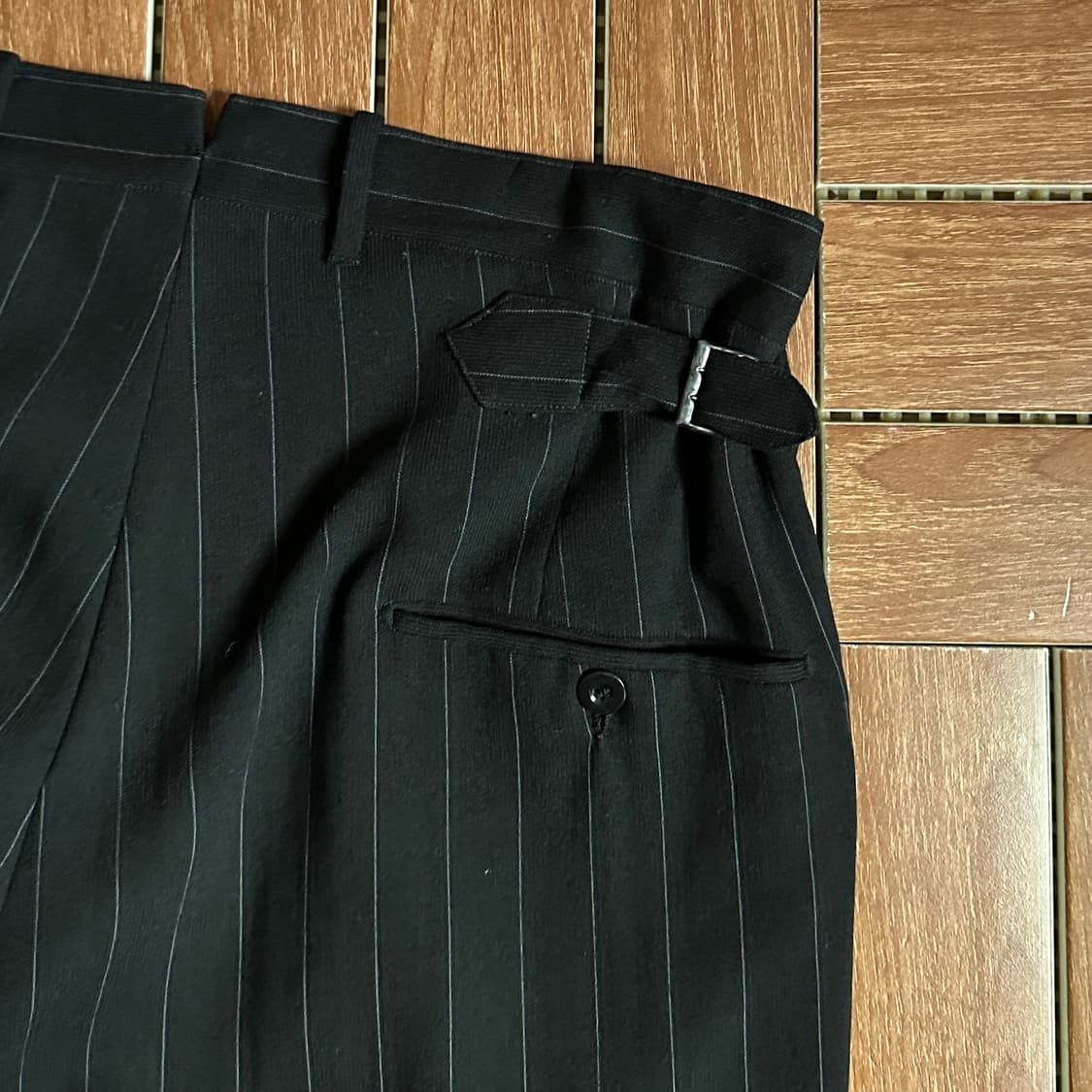 ~80‘s Euro striped dress work pants 상품이미지7