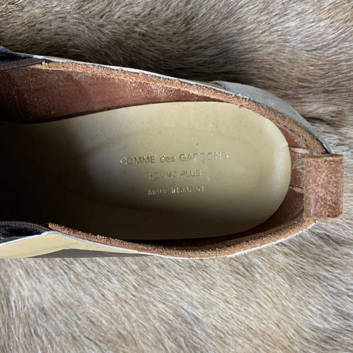 꼼데가르송 옴므 플러스 02AW 레더 슈즈 상품이미지6