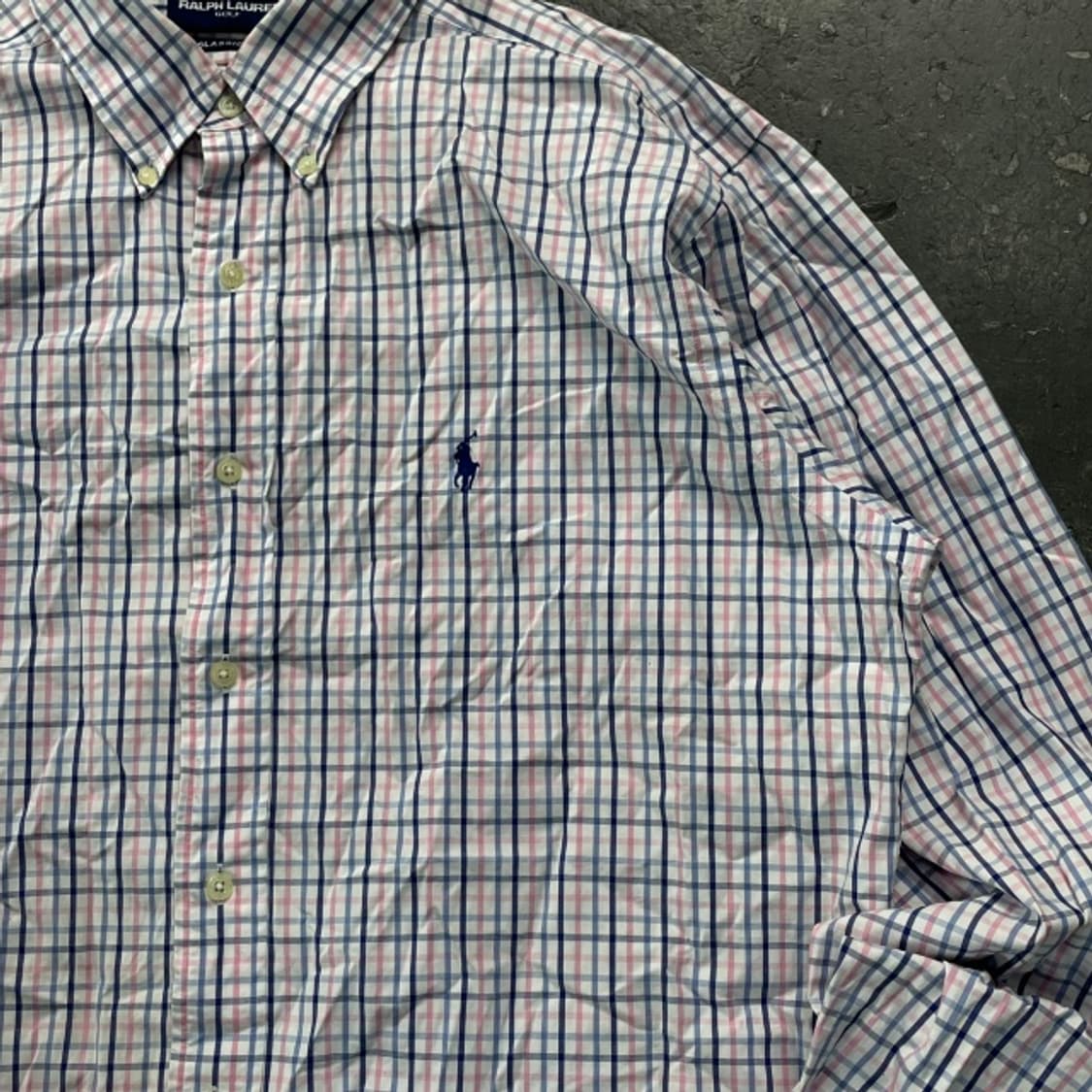 100 폴로 체크 셔츠  상품이미지2