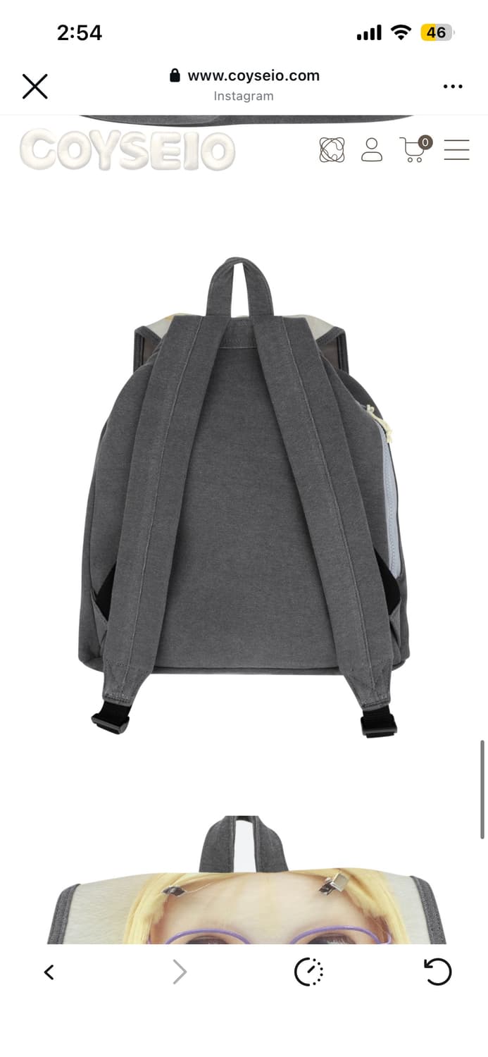 코이세이오 브라이스 백팩 차콜 상품이미지2