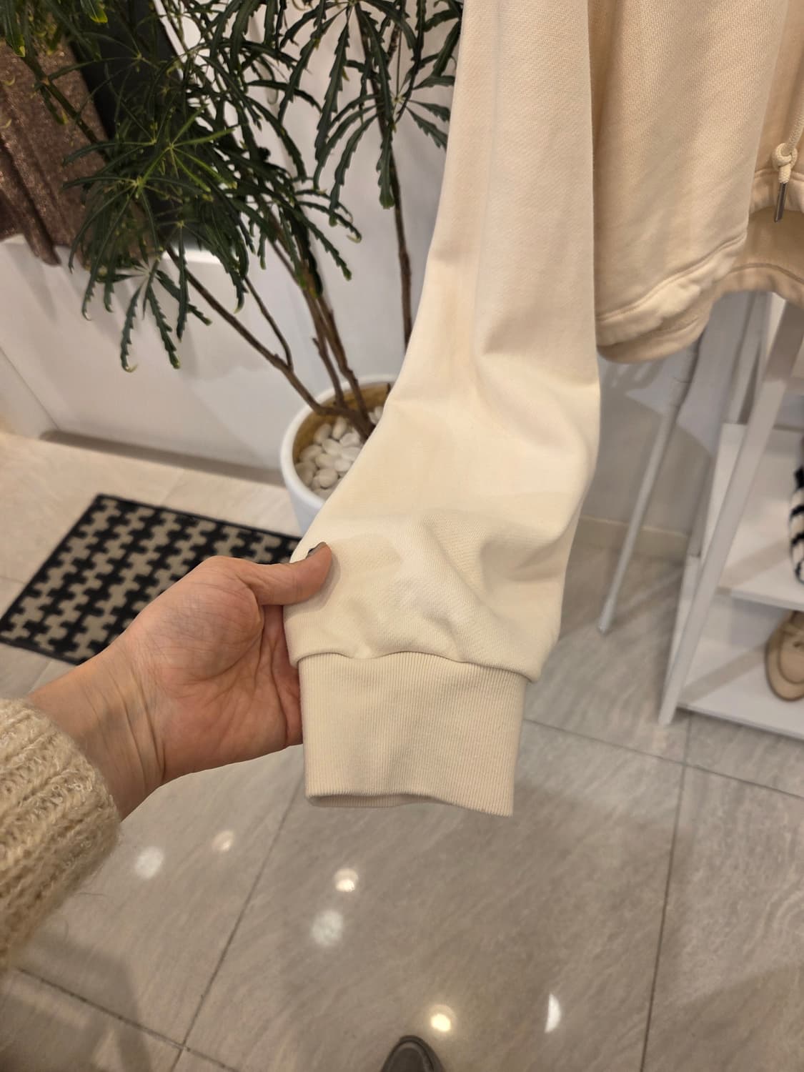 아디다스 크롭 후드티 베스트 세트 상품이미지4