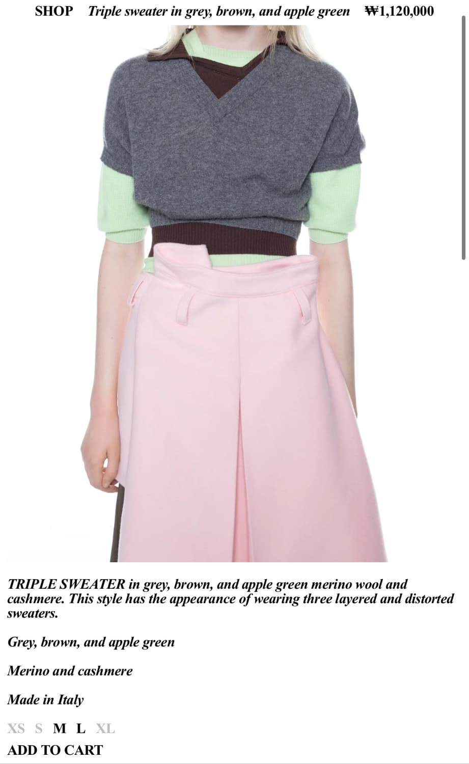 [S]어거스트 바론 All-in 25fw TRIPLE 레이어트 니트 상품이미지10