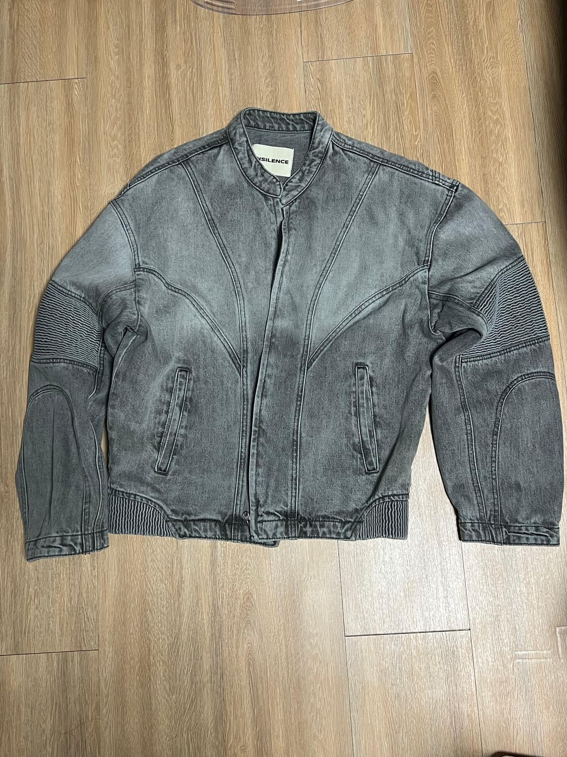 인사일런스 스모킹 페이드 데님 자켓 그레이 상품이미지1