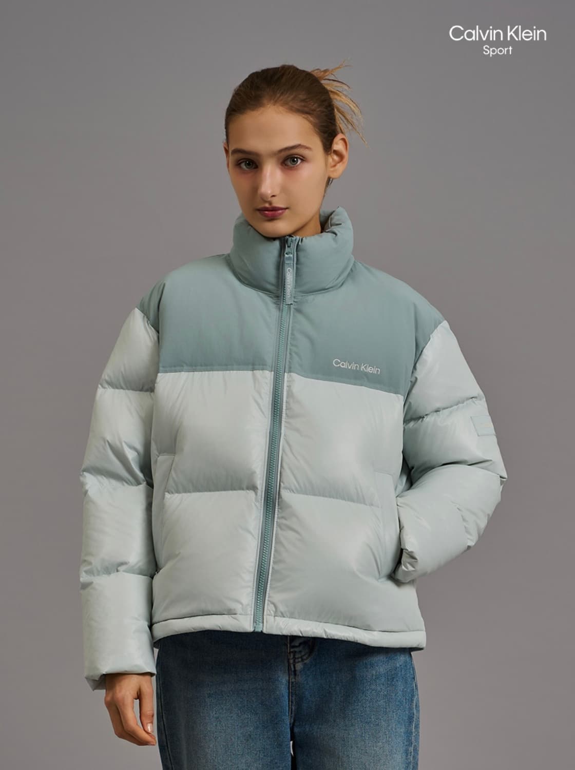 (새상품) 캘빈클라인 벌키 패딩 상품이미지5