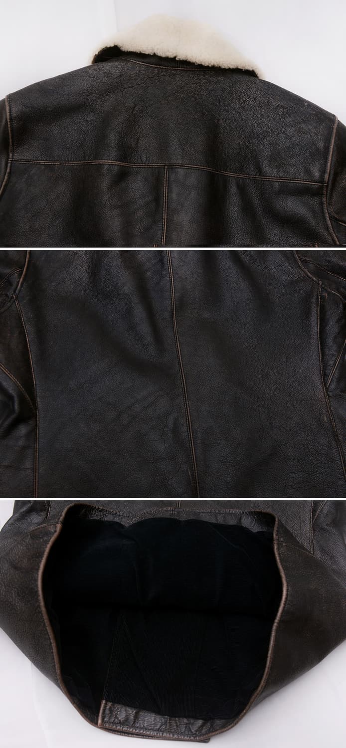 랄프로렌 데님앤서플라이 버팔로 가죽 무스탕 코트 (L / 105+) 상품이미지5