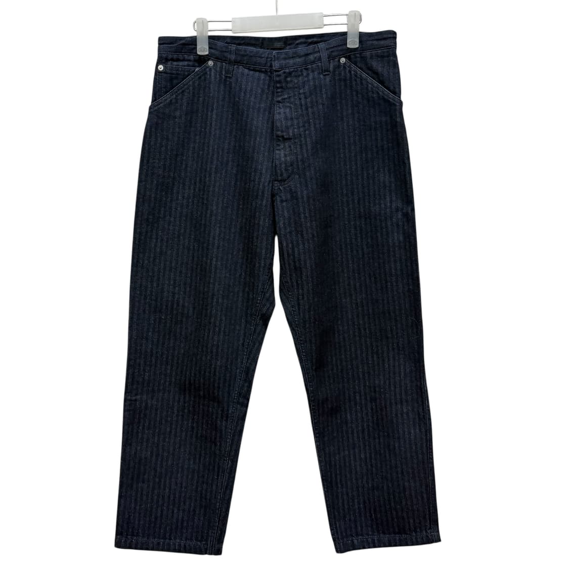 프라다 와이드 레그 쉐브론 데님 팬츠 ( 35 ) 상품이미지1