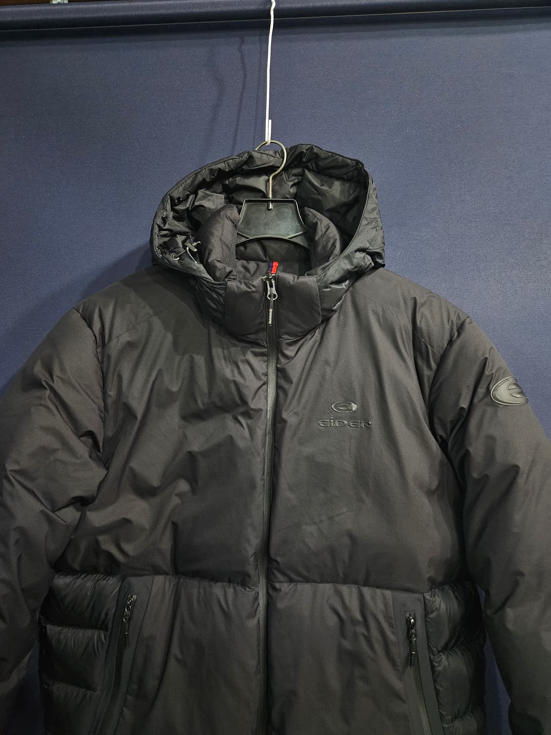 아이더 블랙컬러 남성 110 구스다운 패딩  상품이미지7